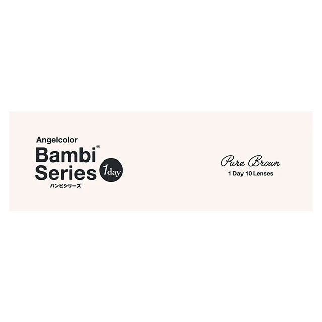 ANGELCOLOR BAMBI SERIES NATURAL PURE BROWN(1BOX 10SHEETS) 2