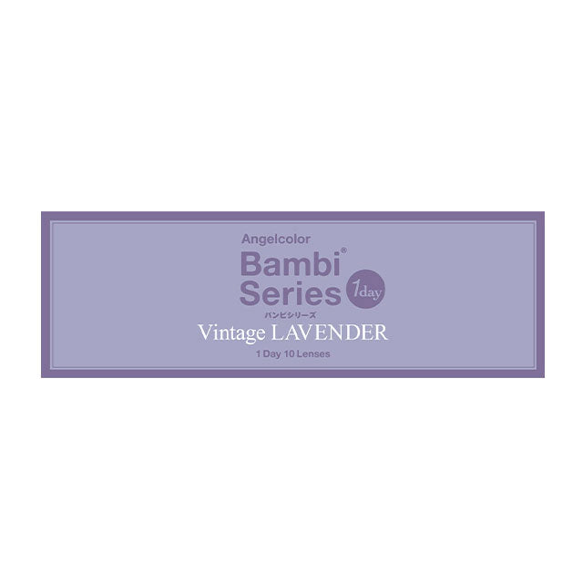 ANGELCOLOR BAMBI SERIES VINTAGE 1DAY LAVENDER(1BOX 10SHEETS) 2