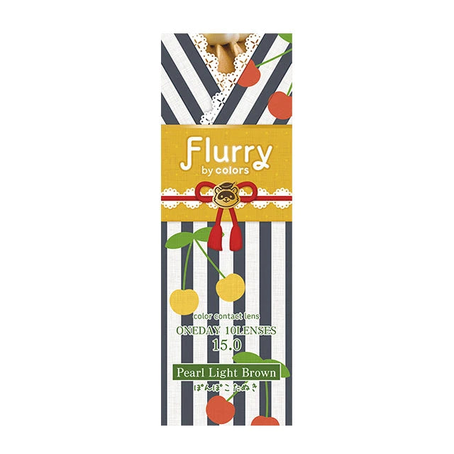 FLURRY 1DAY PEARL LIGHT BROWN(1BOX 10SHEETS) 2