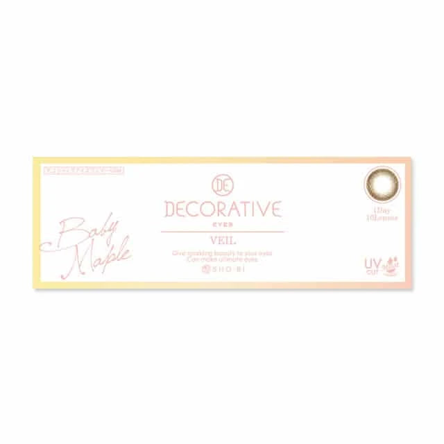 DECORATIVE EYES VEIL BABY MAPLE 1DAY(1BOX 10SHEETS) 2