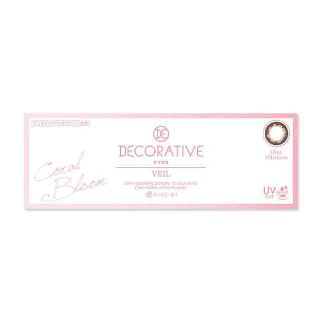 DECORATIVE EYES VEIL CORAL BLOOM 1DAY(1BOX 10SHEETS) 2