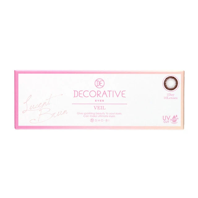 DECORATIVE EYES VEIL LUCEN BRUN 1DAY(1BOX 10SHEETS) 2
