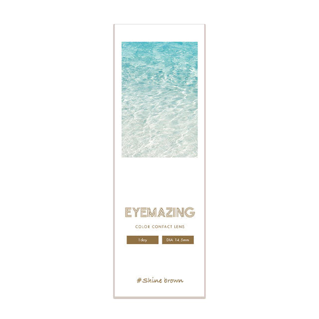 EYEMAZING 1DAY SHINE BROWN(1BOX 10SHEETS) 2