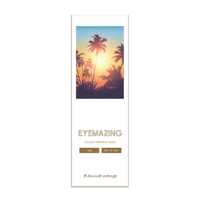 EYEMAZING 1DAY SUNSET ORANGE(1BOX 10SHEETS) 2