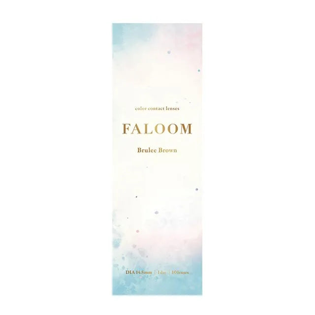 FALOOM 1DAY BRULEE BROWN(1BOX 10SHEETS) 2