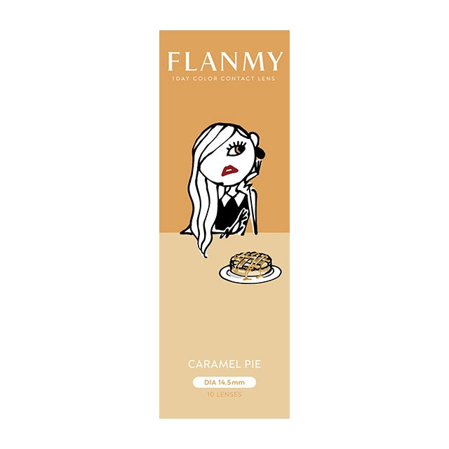 FLANMY SWEET 1DAY CARAMEL PIE(1BOX 10SHEETS) 2