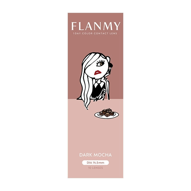 FLANMY SWEET 1DAY DARK MOCHA(1BOX 10SHEETS) 2