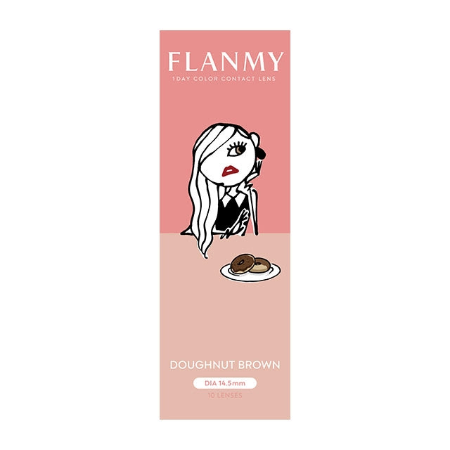 FLANMY SWEET 1DAY DOUGHNUT BROWN(1BOX 10SHEETS) 2