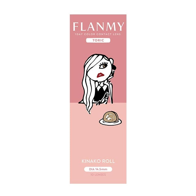 FLANMY TORIC 1DAY KINAKO ROLL CYL -1.25(1BOX 10SHEETS) 2