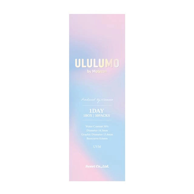 ULULUMO BY MOTECON 1DAY PINK RING BROWN(1BOX 10SHEETS) 2