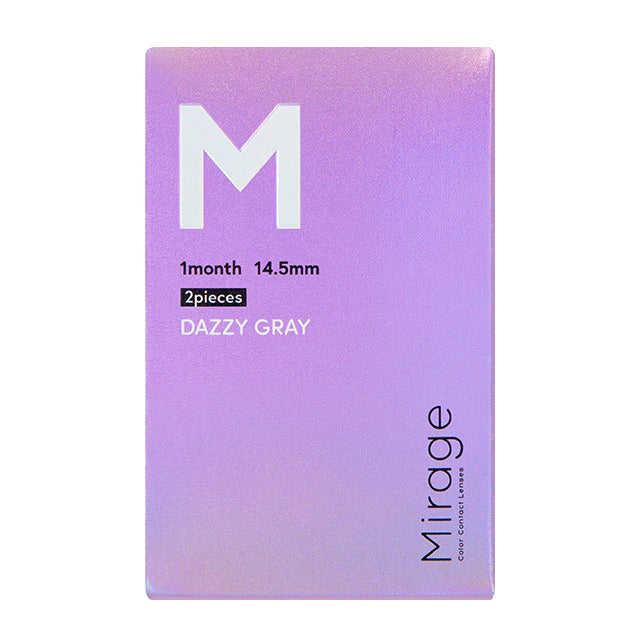 MIRAGE 1MONTH 14.5MM DAZZY GRAY(1BOX 2SHEETS) 2