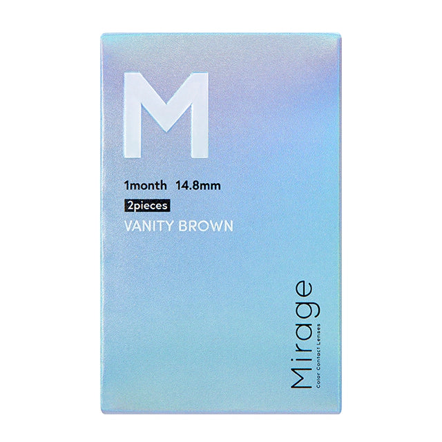 MIRAGE 1MONTH 14.8MM VANITY BROWN(1BOX 2SHEETS) 2
