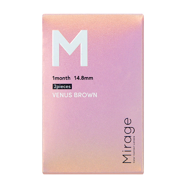 MIRAGE 1MONTH 14.8MM VENUS BROWN(1BOX 2SHEETS) 2