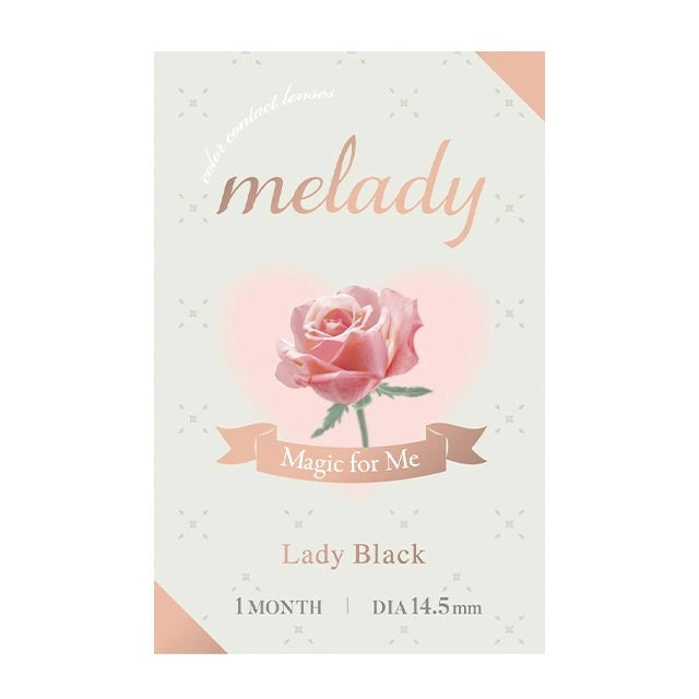 MELADY 1MONTH LADY BLACK(1BOX 2SHEETS) 2