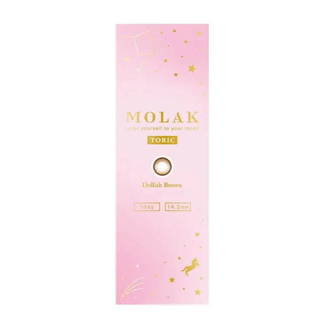 MOLAK TORIC 1DAY DOLLISH BROWN CYL-0.75(1BOX 10SHEETS) 2
