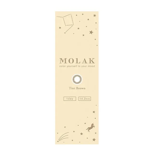 MOLAK 1DAY TINT BROWN(1BOX 10SHEETS) 2