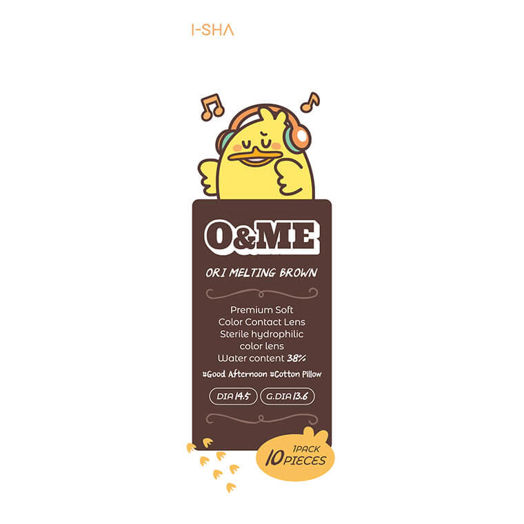 O&ME by I-SHA ORI MELTING BROWN(1BOX 10SHEETS) 2