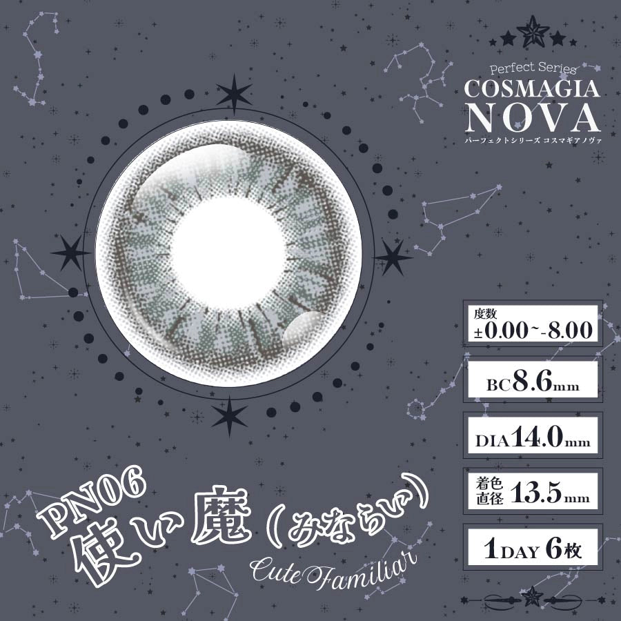 PERFECT SERIES COSMAGIA NOVA 1DAY PN06 CUTE FAMILIAR(1BOX 6SHEETS) 1