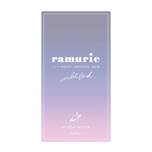 RAMURIE 1DAY URUFUL BLACK(1BOX 6SHEETS) 2