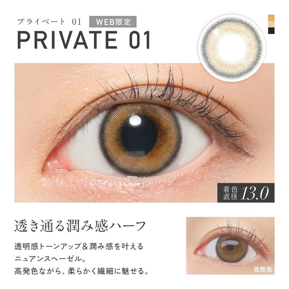 REVIA 1DAY COLOR PRIVATE01(1BOX 10SHEETS) 0