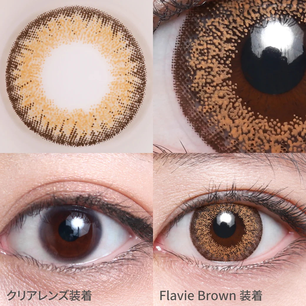 TEAMO 1DAY CRUSH ME SERIES FLAVIE BROWN(1BOX 10SHEETS) 0