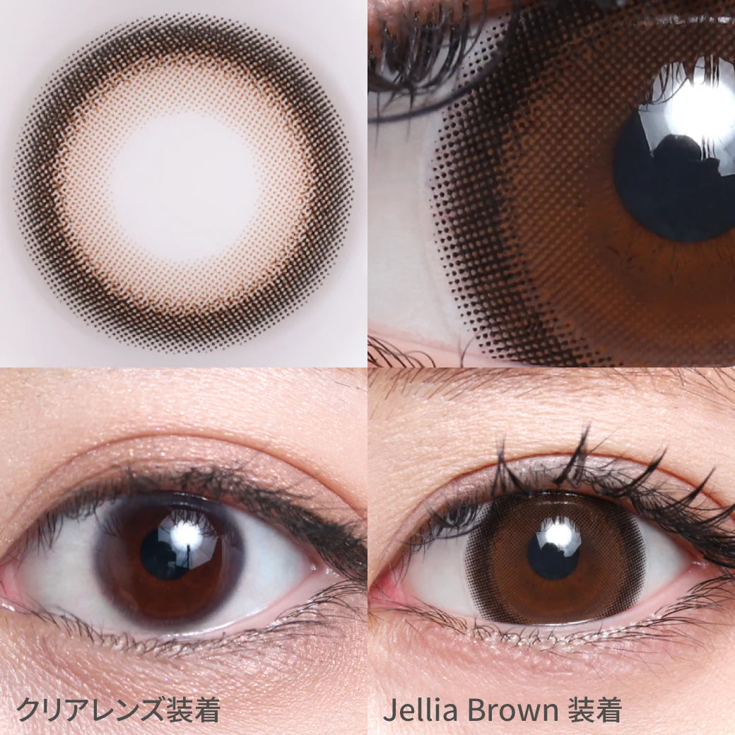 TEAMO 1DAY MELT KISS SERIES JELLIA BROWN(1BOX 10SHEETS) 0