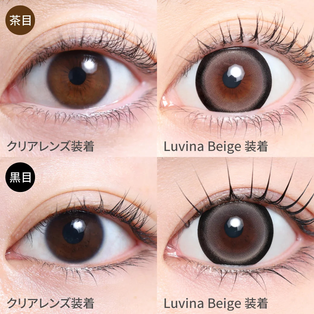 TEAMO 1MONTH SILICONE LUVINA BEIGE(1BOX 1SHEET) 0