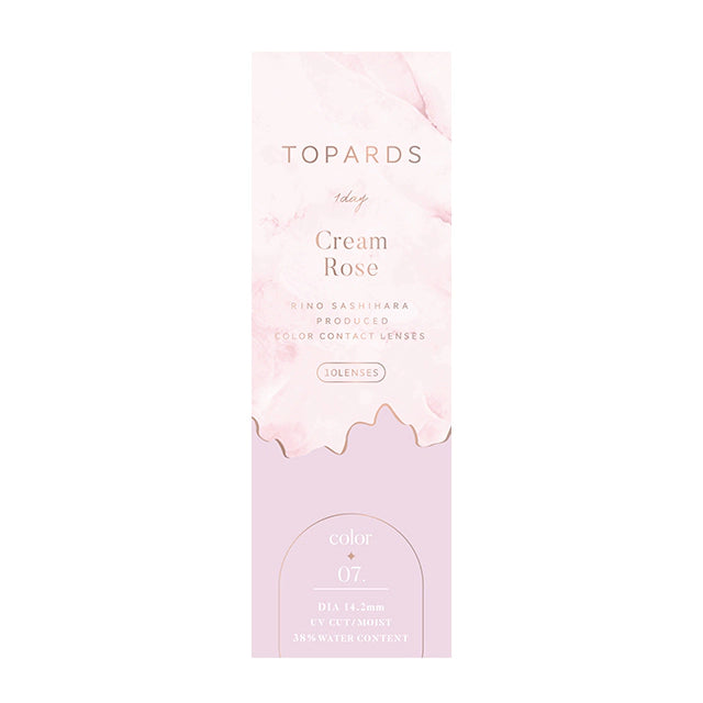 TOPARDS 1DAY CREAM ROSE(1BOX 10SHEETS) 2