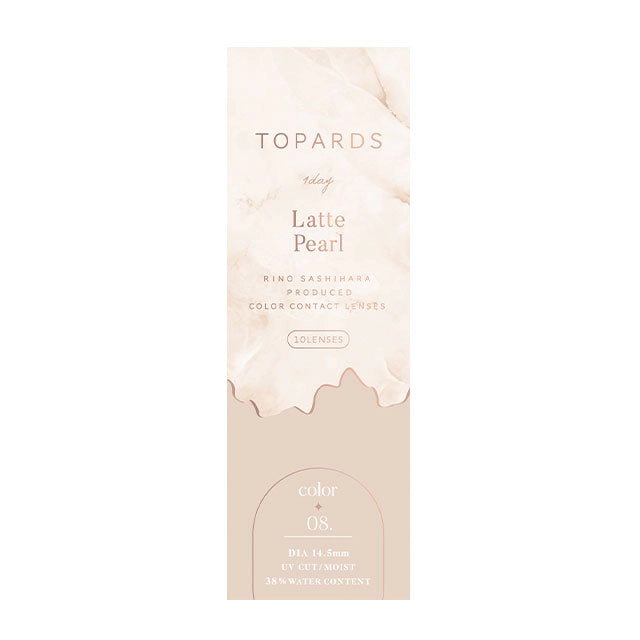 TOPARDS 1DAY LATTE PEARL(1BOX 10SHEETS) 2