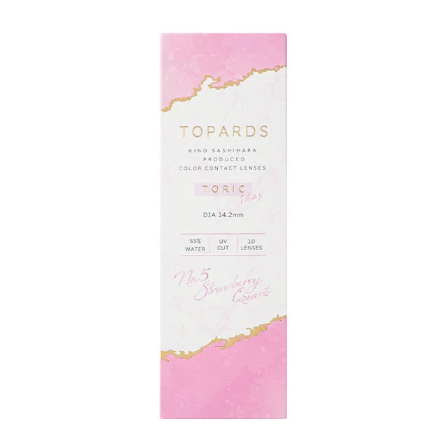 TOPARDS TORIC 1DAY STRAWBERRY QUARTZ CYL-1.25(1BOX 10SHEETS) 2