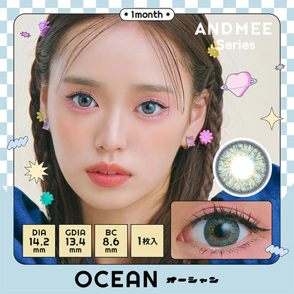 ANGELCOLOR ANDMEE 1MONTH OCEAN(1BOX 1SHEET) MAIN IMAGE