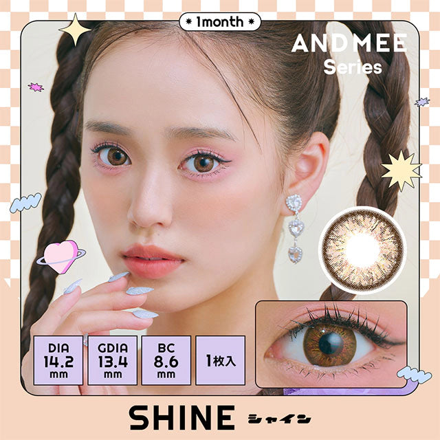 ANGELCOLOR ANDMEE 1MONTH SHINE(1BOX 1SHEET) MAIN IMAGE