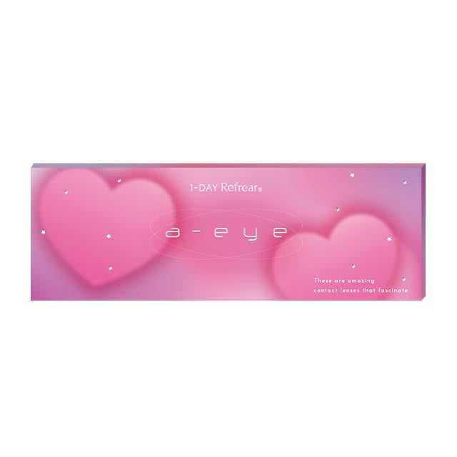 1DAY REFREAR SILICON HYDROGEL a-eye TOFFEE PINK(1BOX 10SHEETS) 2