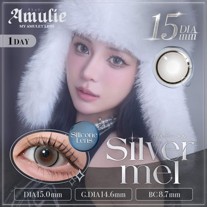AMULIE SILICONE HYDROGEL 1DAY SILVER MEL(1BOX 10SHEETS) MAIN IMAGE