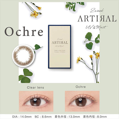 ARTIRAL 2WEEK UVM OCHRE(1BOX 6SHEETS) MAIN IMAGE