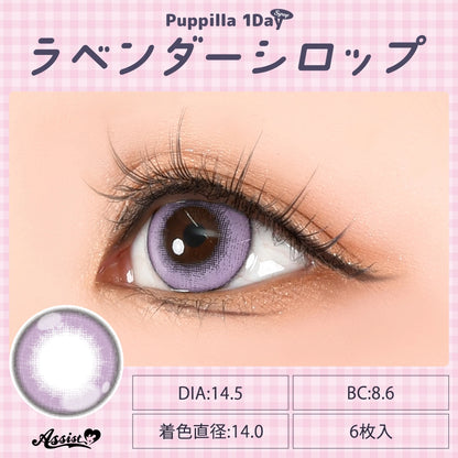 ASSIST CHOUCHOU PUPPILLA SYRUP 1DAY LAVENDER SYRUP(1BOX 6SHEETS) 0