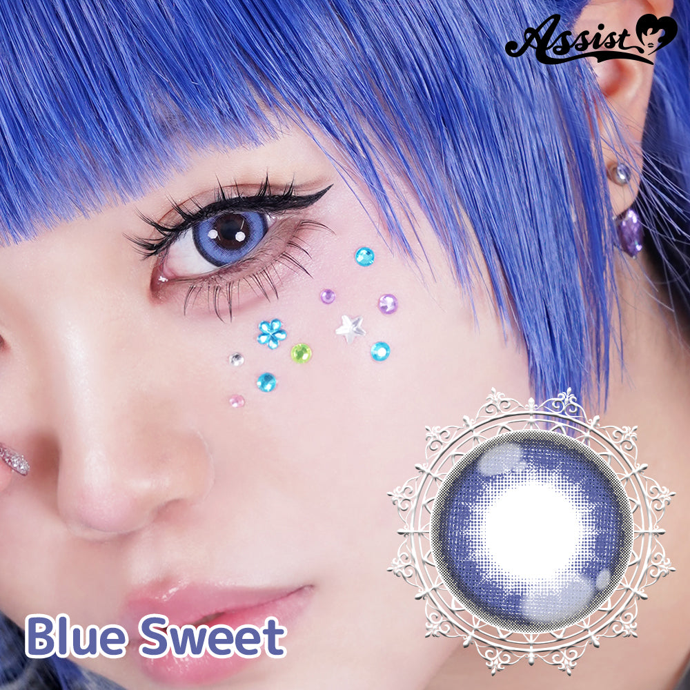 ASSIST CHOUCHOU PUPPILLA SWEET 1DAY 08 BLUE SWEET(1BOX 6SHEETS) MAIN IMAGE