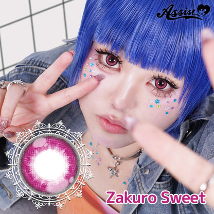 ASSIST CHOUCHOU PUPPILLA SWEET 1DAY 10 ZAKURO SWEET(1BOX 6SHEETS) 1