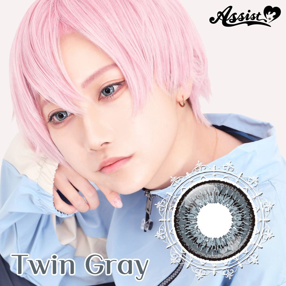 ASSIST CHOUCHOU TWINLOOPNEO 1DAY TWIN GRAY(1BOX 6SHEETS) MAIN IMAGE