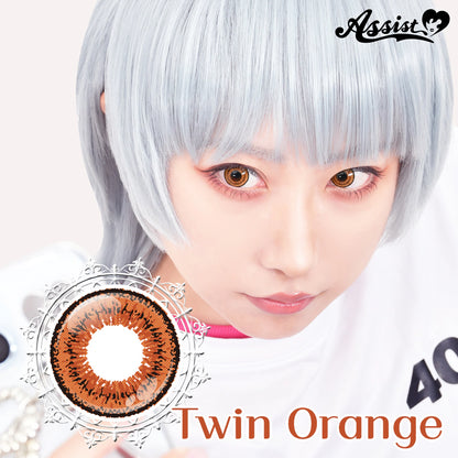 ASSIST CHOUCHOU TWINLOOPNEO 1DAY TWIN ORANGE(1BOX 6SHEETS) MAIN IMAGE