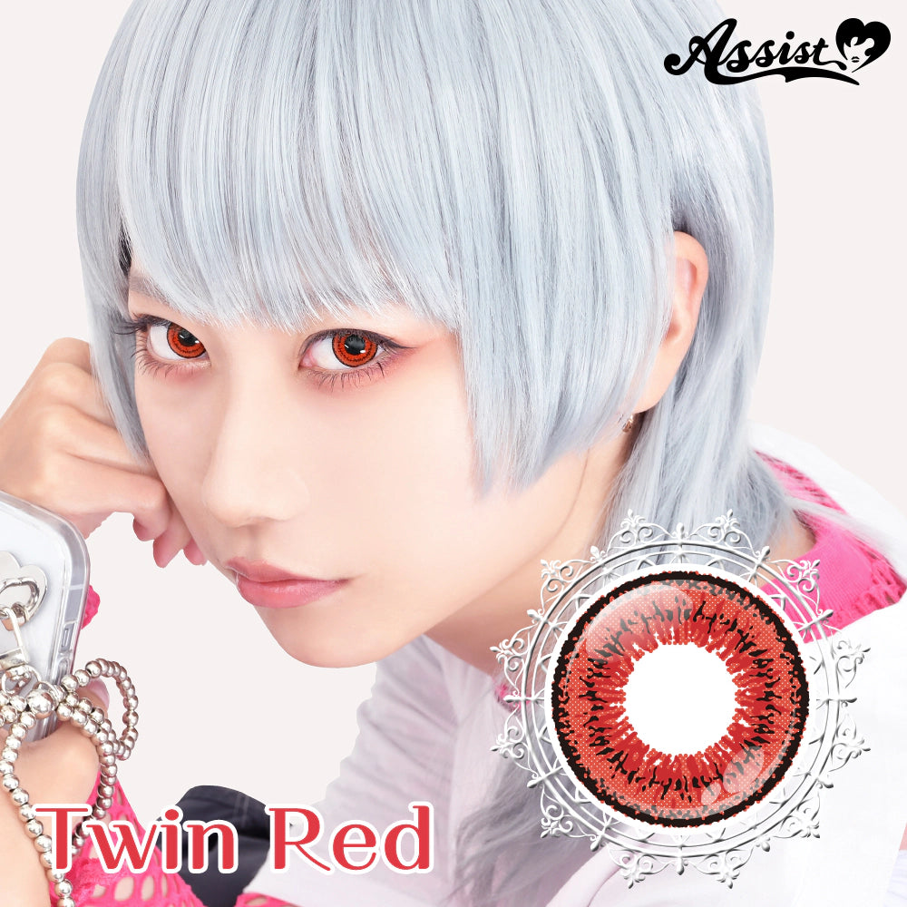 ASSIST CHOUCHOU TWINLOOPNEO 1DAY TWIN RED(1BOX 6SHEETS) MAIN IMAGE