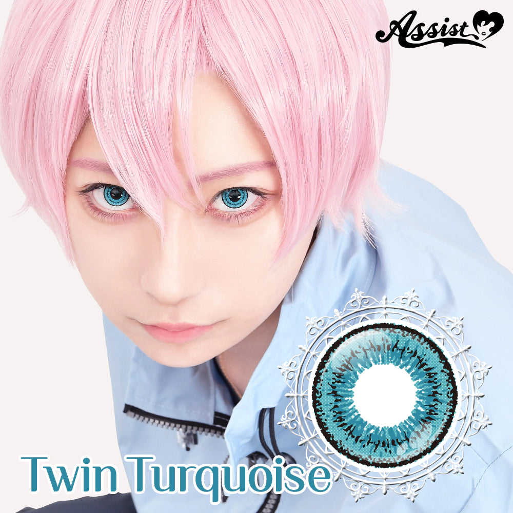 ASSIST CHOUCHOU TWINLOOPNEO 1DAY TWIN TURQUOISE(1BOX 6SHEETS) MAIN IMAGE