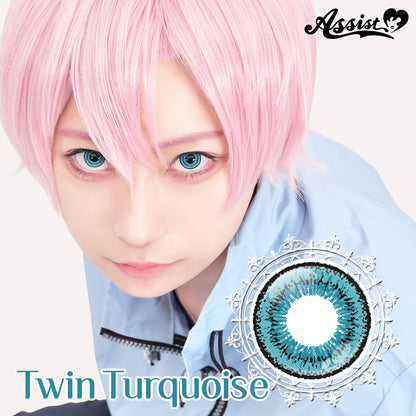 ASSIST CHOUCHOU TWINLOOPNEO 1DAY TWIN TURQUOISE(1BOX 6SHEETS) MAIN IMAGE