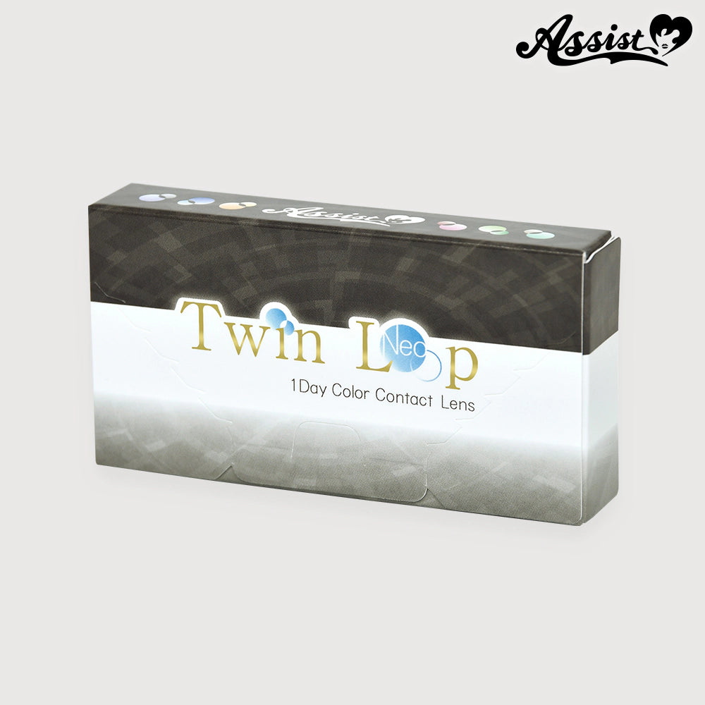 ASSIST CHOUCHOU TWINLOOPNEO 1DAY TWIN VIOLET(1BOX 6SHEETS) 2