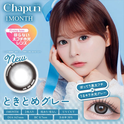 CHAPUN 1MONTH TOKITOME GRAY(1BOX 2SHEETS) MAIN IMAGE