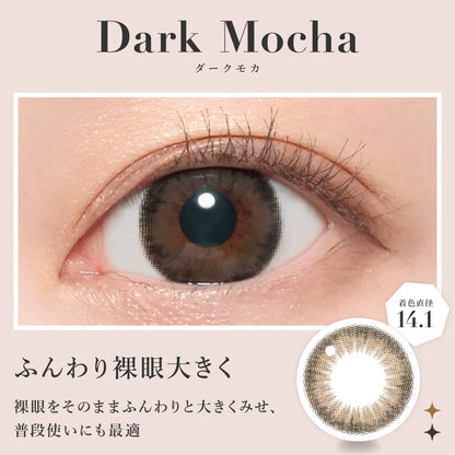 SECRET CANDYMAGIC 1MONTH DARKMOCHA(1BOX 1SHEET) 0