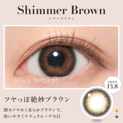 SECRET CANDYMAGIC 1MONTH SIMMER BROWN(1BOX 1SHEET) 0