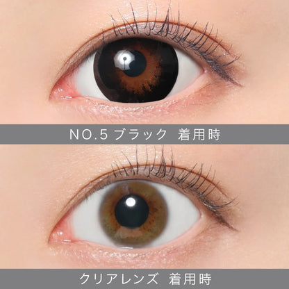 [TORIC]SECRET CANDYMAGIC TORIC 1MONTH NO.5 BLACK CYL-0.75(1BOX 1SHEET) 0