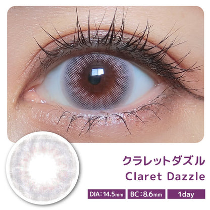 COLOR MAJORITY 1DAY CLARET DAZZLE(1BOX 10SHEETS) 0