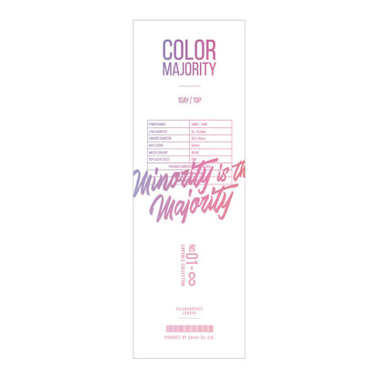 COLOR MAJORITY 1DAY CLARET DAZZLE(1BOX 10SHEETS) 2
